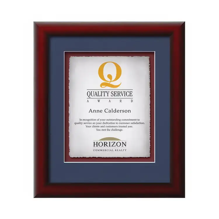 Waterleaf Eco Multicolor Framed Certificate #2