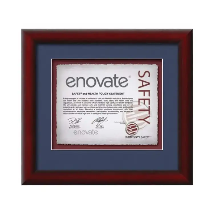 Waterleaf Eco Multicolor Framed Certificate #3