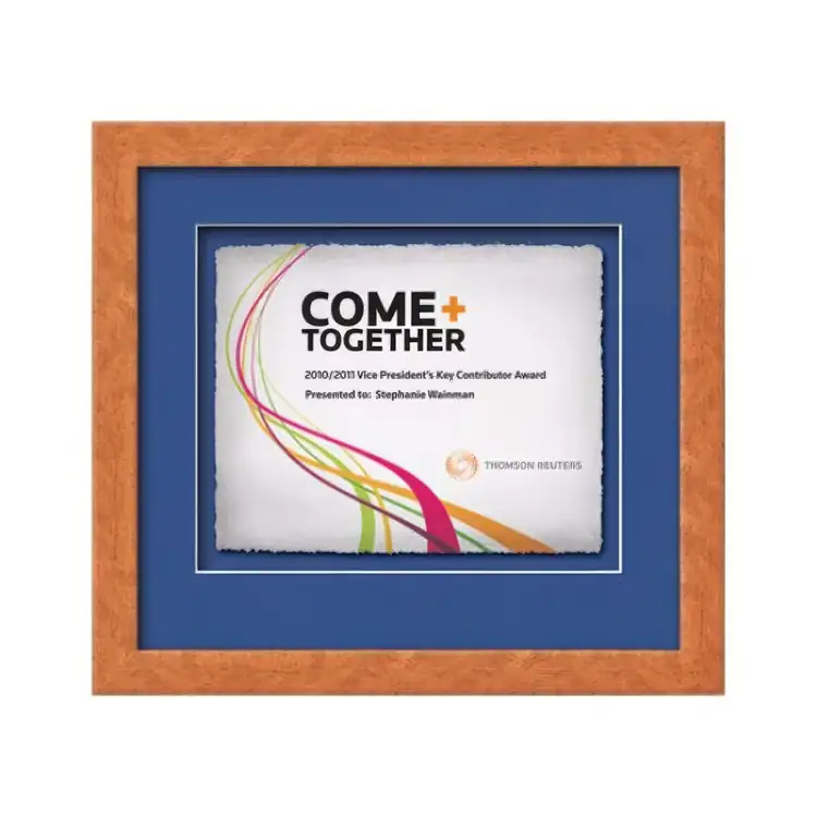 Waterleaf Eldridge Multicolor Framed Certificate #26