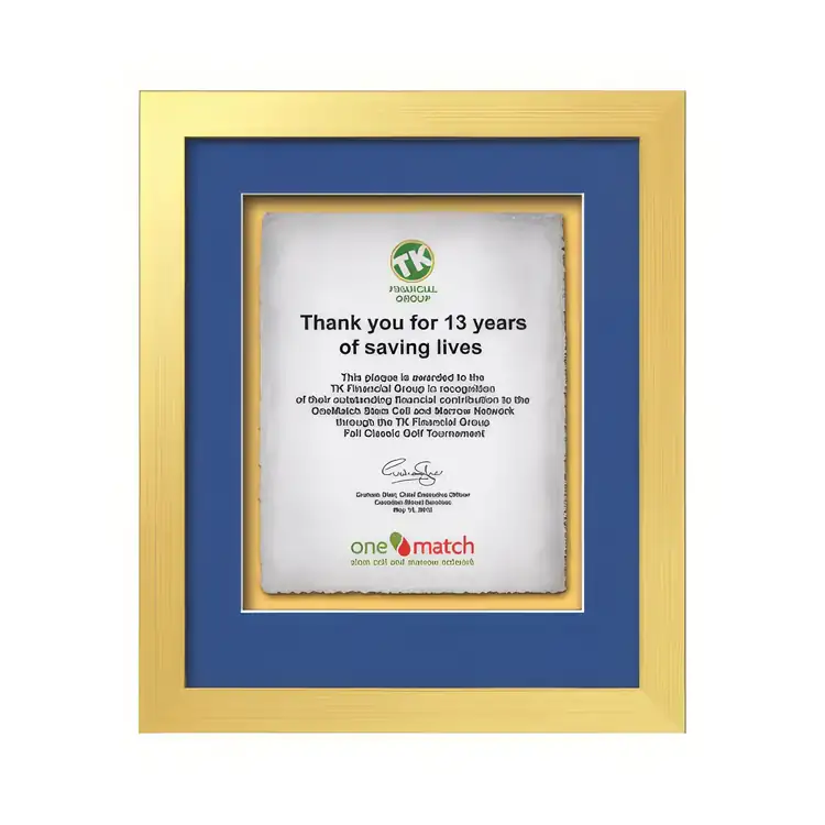 Waterleaf Eldridge Multicolor Framed Certificate #5