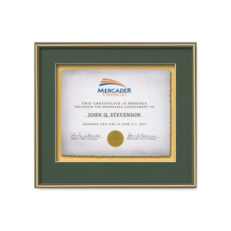 Certificat encadré Waterleaf Fenestra Multicolore #3