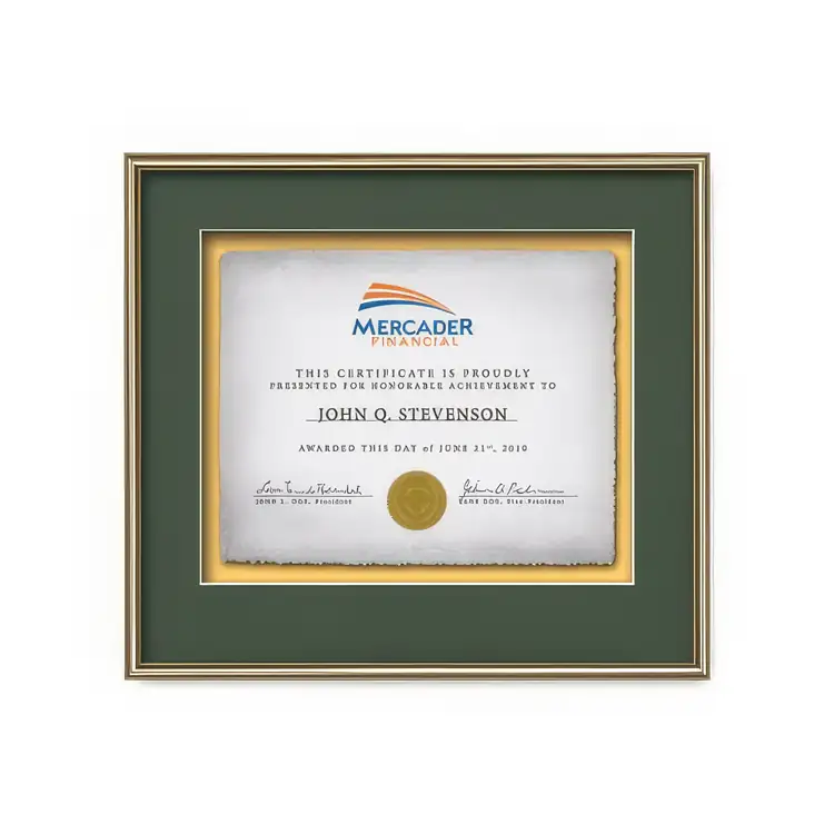 Certificat encadré Waterleaf Fenestra Multicolore #4