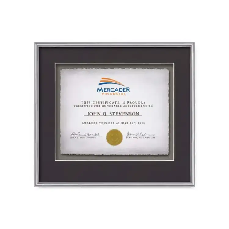 Certificat encadré Waterleaf Fenestra Multicolore #6