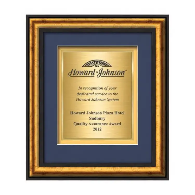 Waterleaf Grazia TexEtch Framed Certificate #2