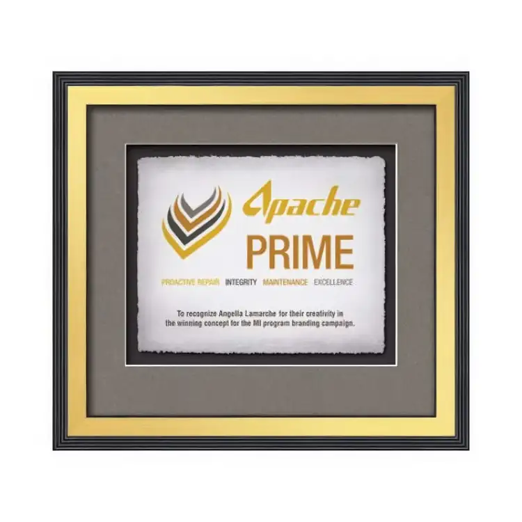 Waterleaf Jasper Multicolor Framed Certificate #3