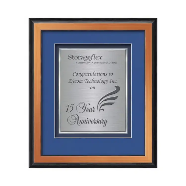 Waterleaf Jasper TexEtch Framed Certificate #10