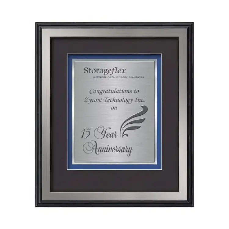 Waterleaf Jasper TexEtch Framed Certificate #14