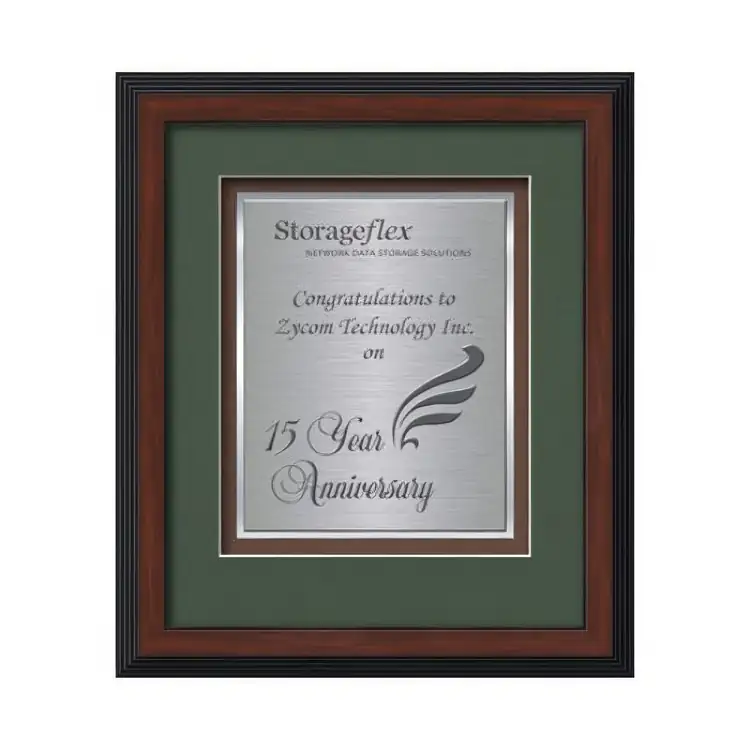 Waterleaf Jasper TexEtch Framed Certificate #2