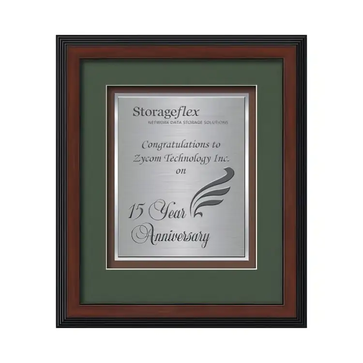 Waterleaf Jasper TexEtch Framed Certificate #3