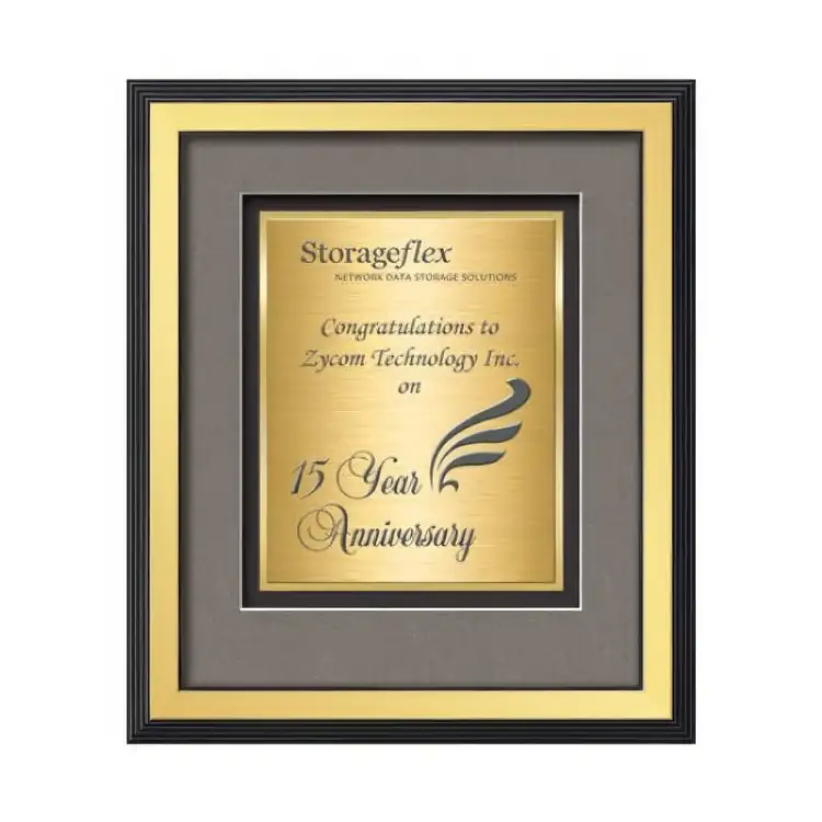 Waterleaf Jasper TexEtch Framed Certificate #6