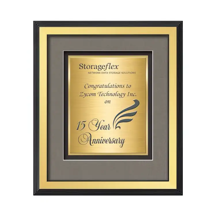 Waterleaf Jasper TexEtch Framed Certificate #7