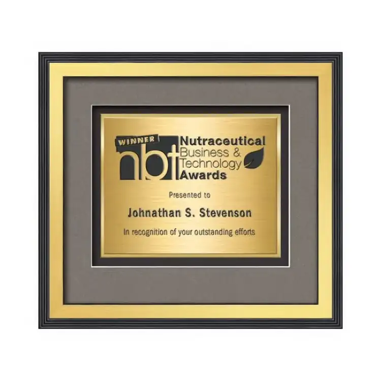Waterleaf Jasper TexEtch Framed Certificate #8