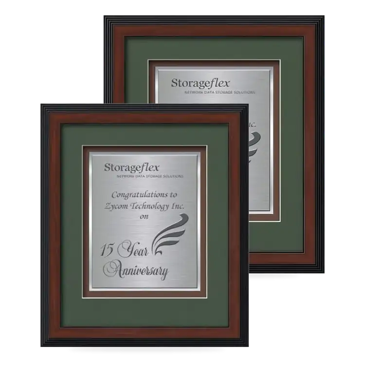 Waterleaf Jasper TexEtch Framed Certificate