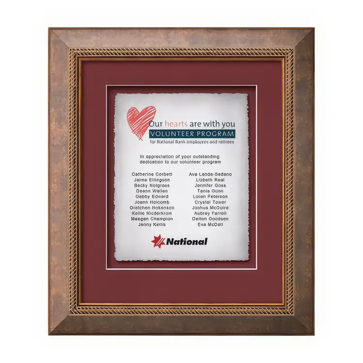 Waterleaf Lazio Multicolor Framed Certificate #2