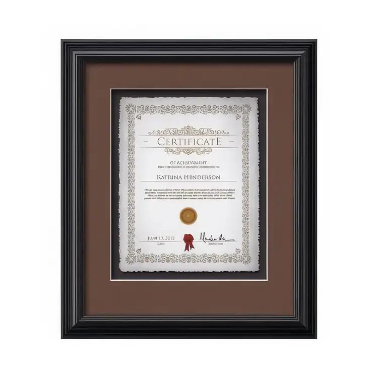 Certificat encadré Waterleaf Monarch Multicolore #2
