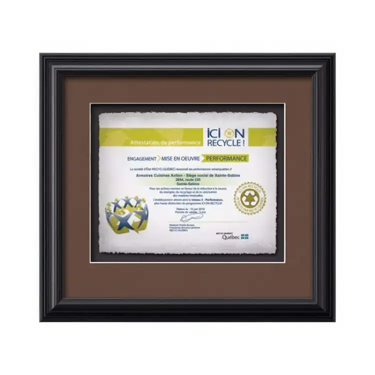 Certificat encadré Waterleaf Monarch Multicolore #3