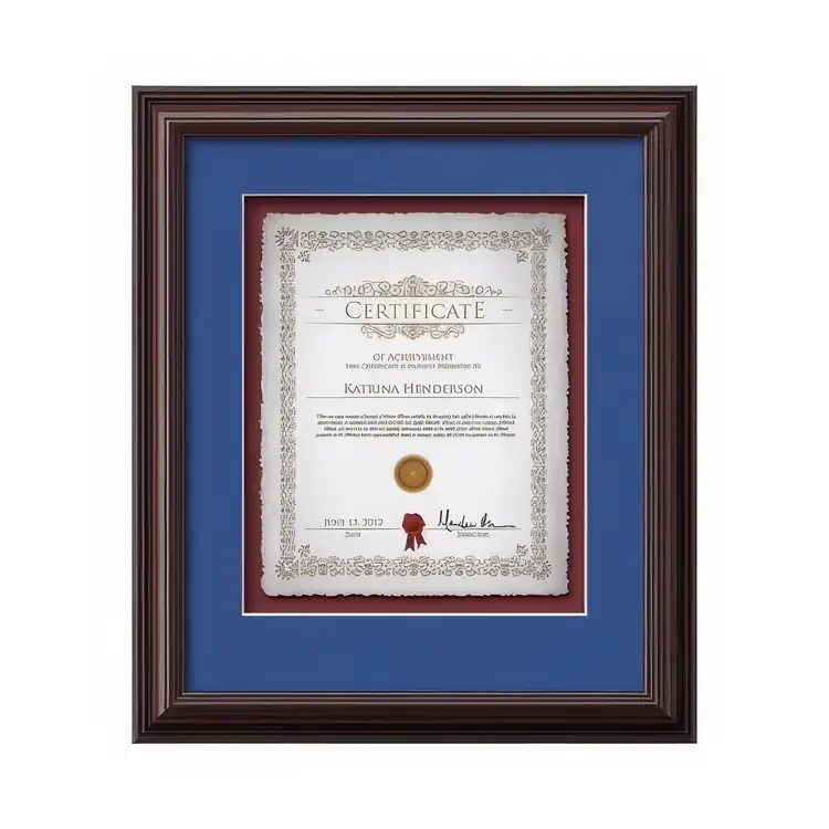 Certificat encadré Waterleaf Monarch Multicolore #4