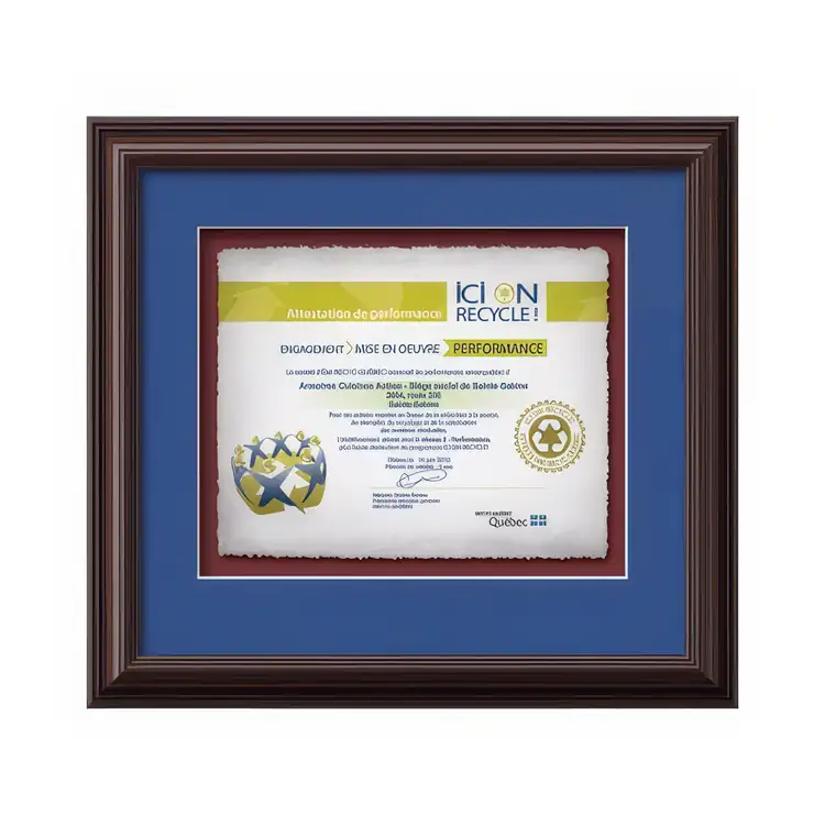 Certificat encadré Waterleaf Monarch Multicolore #6
