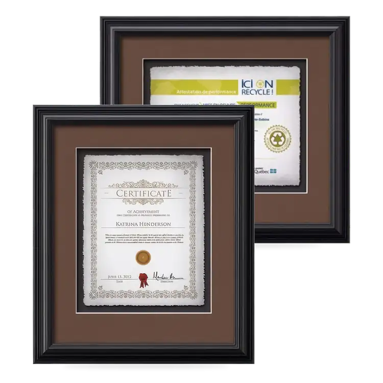 Certificat encadré Waterleaf Monarch Multicolore