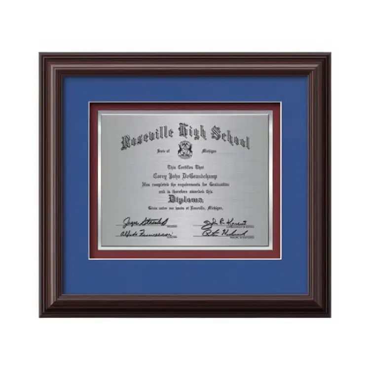 Waterleaf Monarch TexEtch Framed Certificate #8