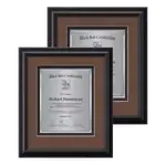 Certificat encadré Waterleaf Monarch TexEtch