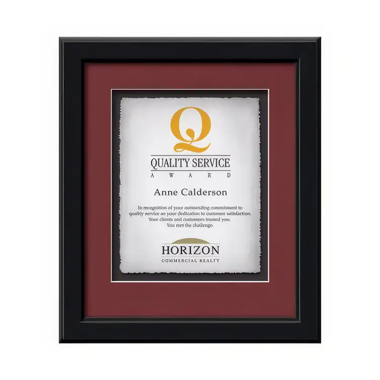 Waterleaf Myriad Multicolor Framed Certificate #2