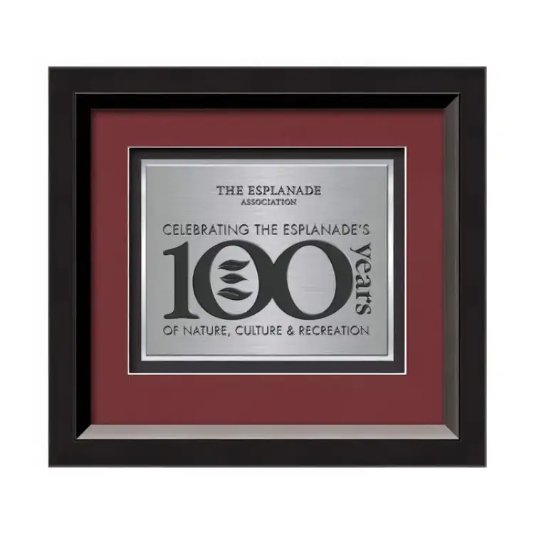 Waterleaf Omni TexEtch Framed Certificate #4