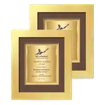 Certificat encadré Waterleaf Premier TexEtch