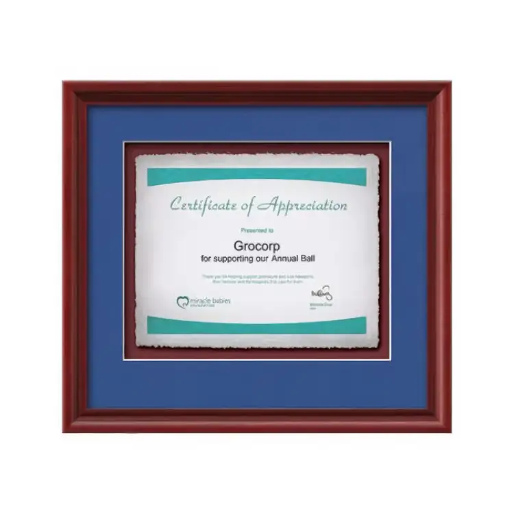 Waterleaf Raven Multicolor Framed Certificate #6