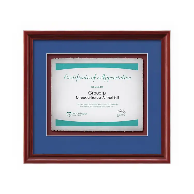 Waterleaf Raven Multicolor Framed Certificate #7