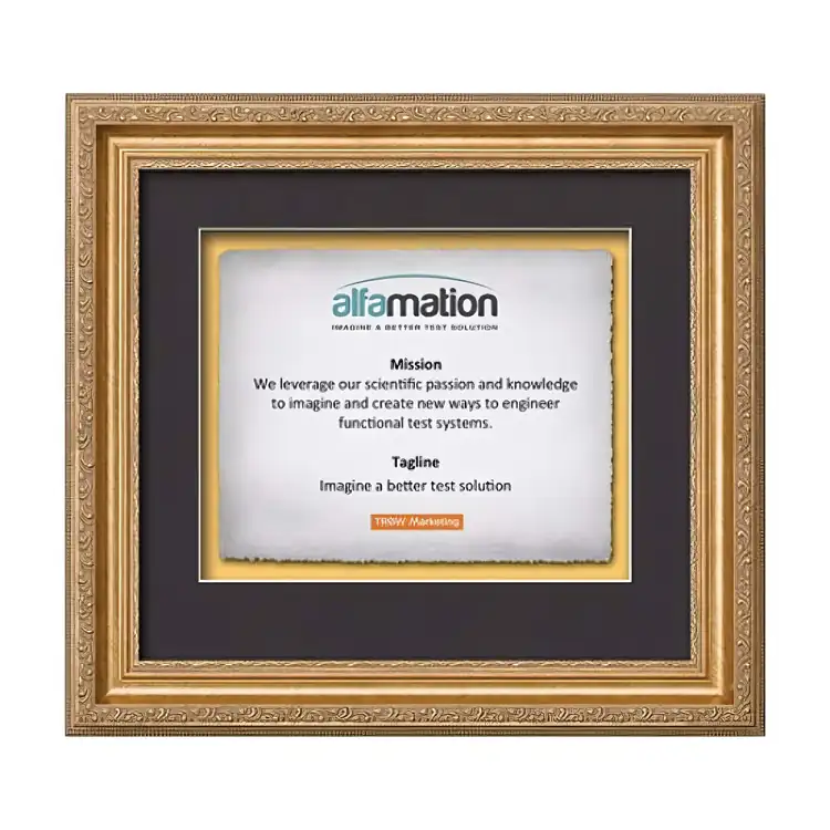 Waterleaf Regal Multicolor Framed Certificate #3
