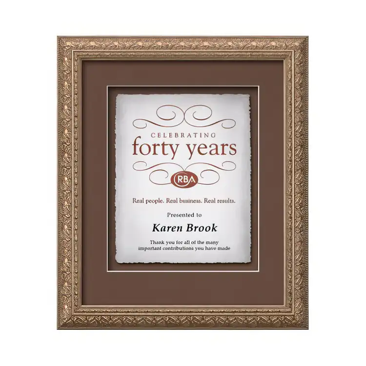 Waterleaf Romagna Multicolor Framed Certificate #2
