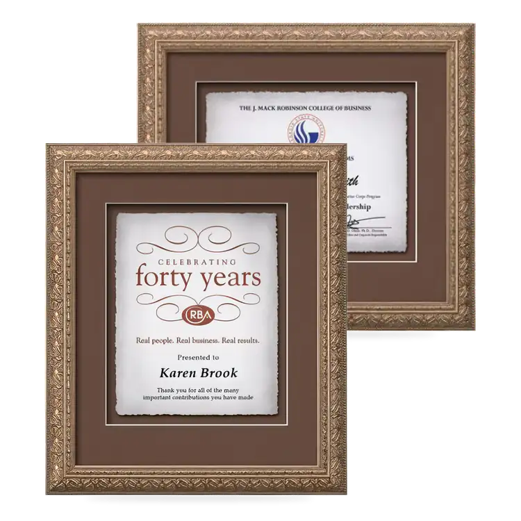 Waterleaf Romagna Multicolor Framed Certificate