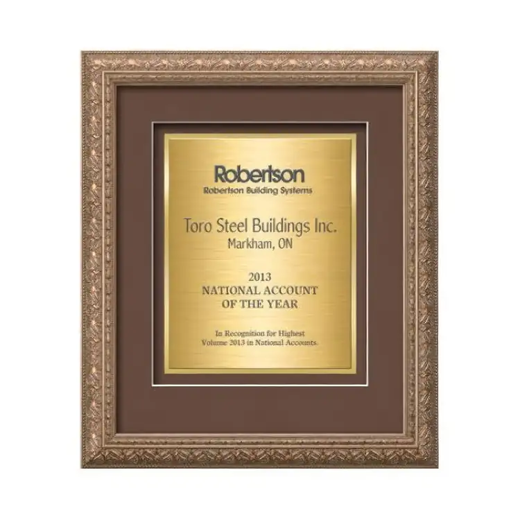 Certificat encadré Waterleaf Romagna TexEtch #2