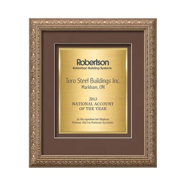 Certificat encadré Waterleaf Romagna TexEtch #3