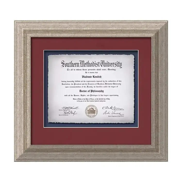Waterleaf Terrene Multicolor Framed Certificate #6