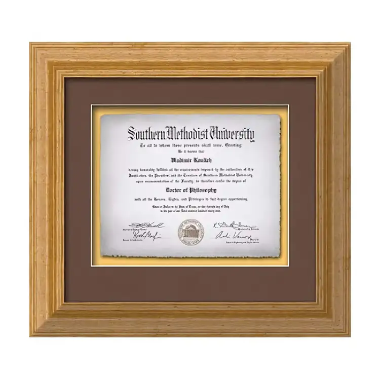 Waterleaf Terrene Multicolor Framed Certificate #9