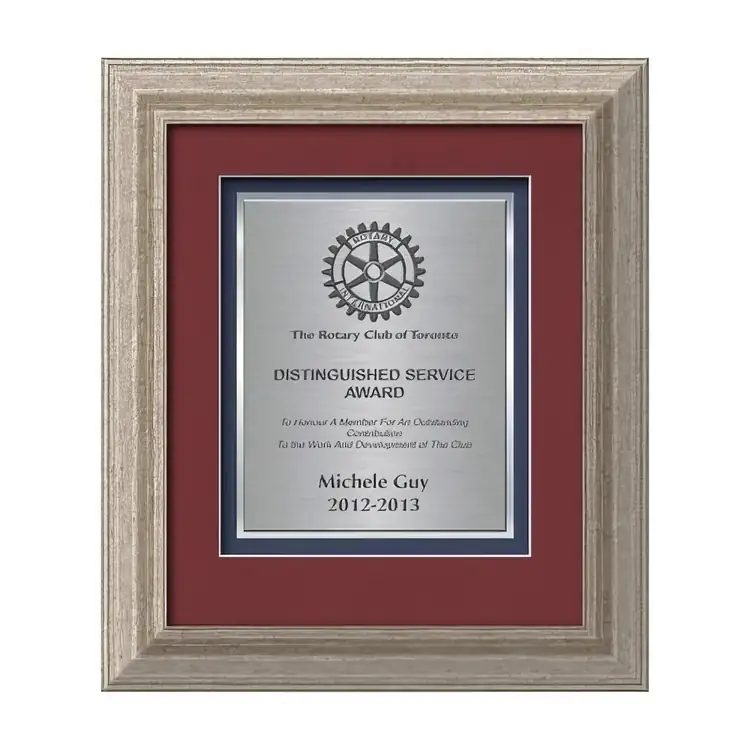 Waterleaf Terrene TexEtch Framed Certificate #11