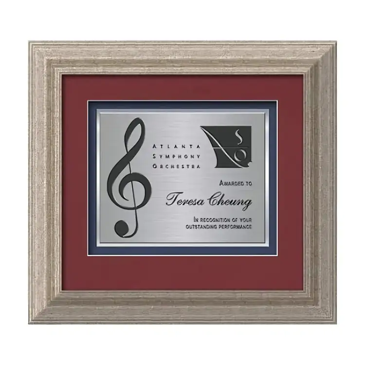 Waterleaf Terrene TexEtch Framed Certificate #12