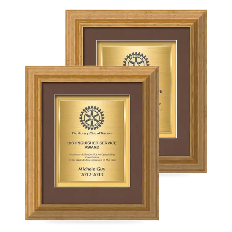 Waterleaf Terrene TexEtch Framed Certificate