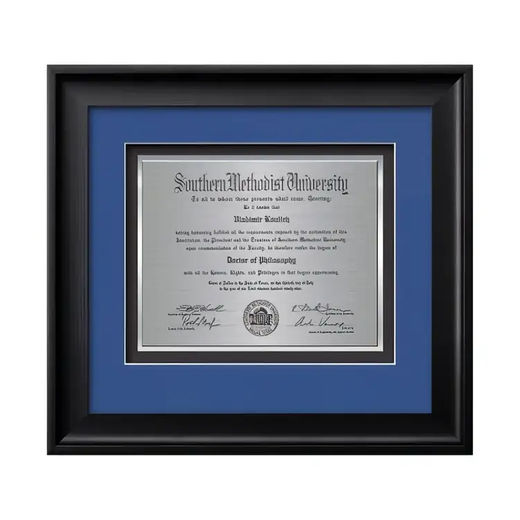 Waterleaf Yorktech TexEtch Framed Certificate #5