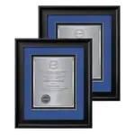 Certificat encadré Waterleaf Yorktech TexEtch