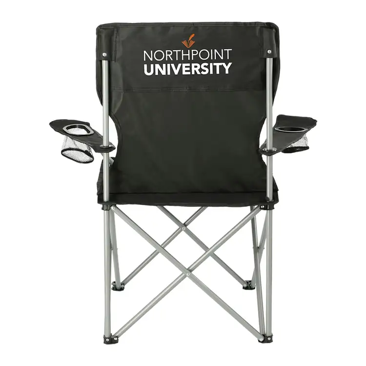 Chaise pliante Fanatic avec porte-gobelets