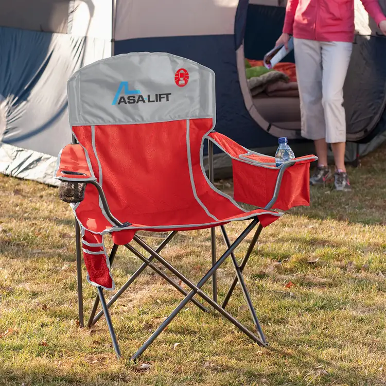 Coleman Oversized Quad Folding Chair with Cooler #3