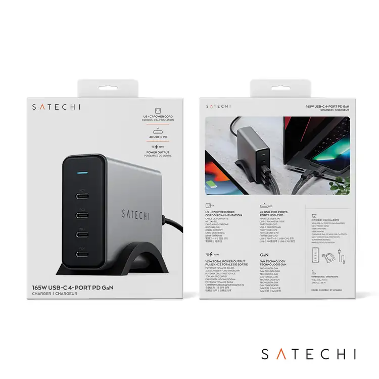 SATECHI GaN Four-Port USB-C Charger 165W #5