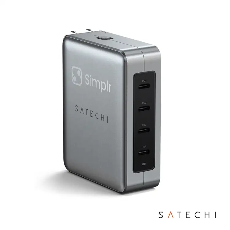SATECHI GaN Four-Port USB-C Travel Charger 145W