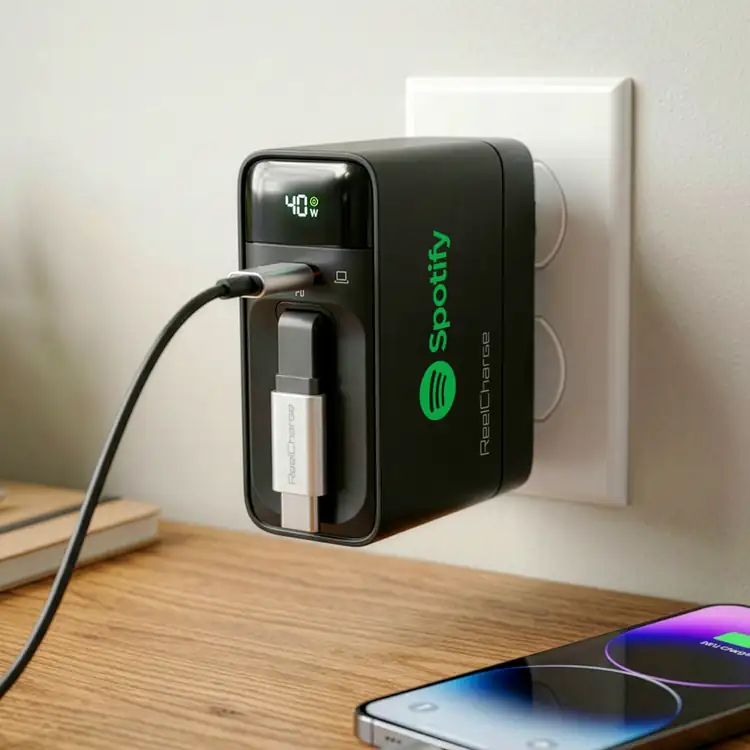 Chargeur mural ReelCharge 40 W avec écran #6