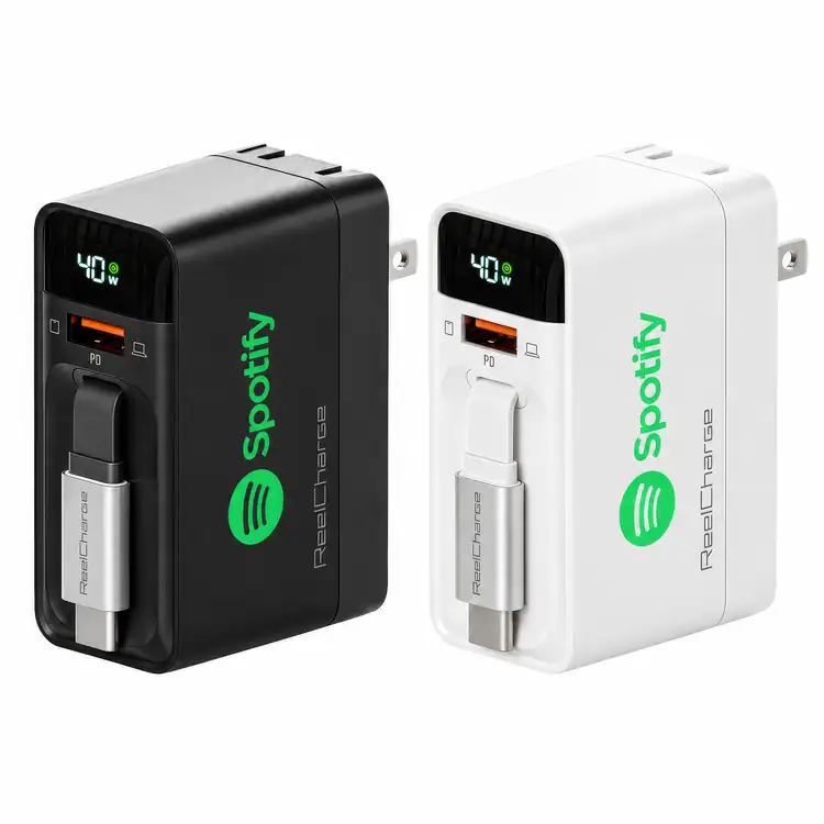 Chargeur mural ReelCharge 40 W avec écran