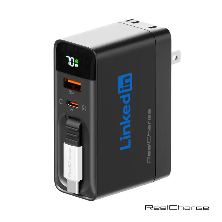 Chargeur mural ReelCharge 70 W avec écran #2