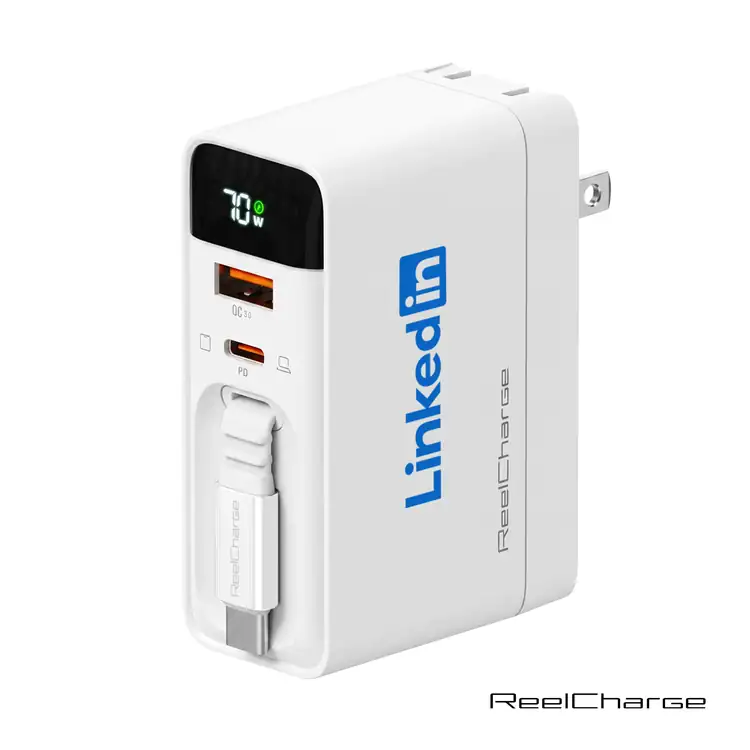 Chargeur mural ReelCharge 70 W avec écran #3